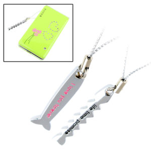 Aluminum Alloy Series Flying Fish Shape Mobile Phone Chain