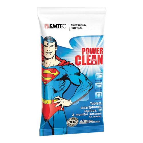 EMTEC Screen wipes, Superman