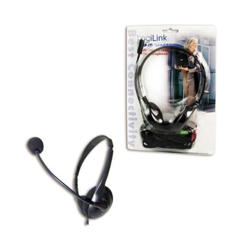 LogiLink Stereo Headset with microphone black (HS0002)