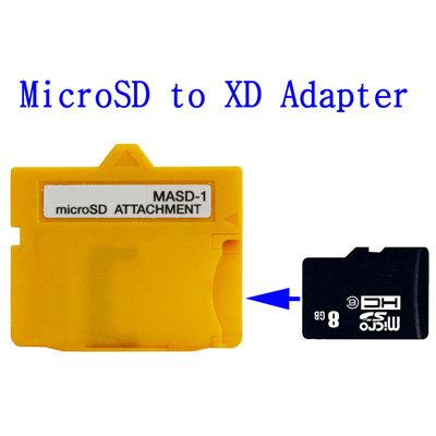  Micro SD Card to XD MASD-1 Card Adapter