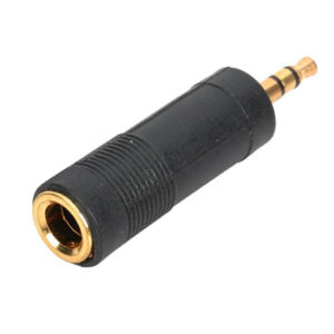 3.5mm Stereo Male to 6.35 Female Audio Converters Adapters