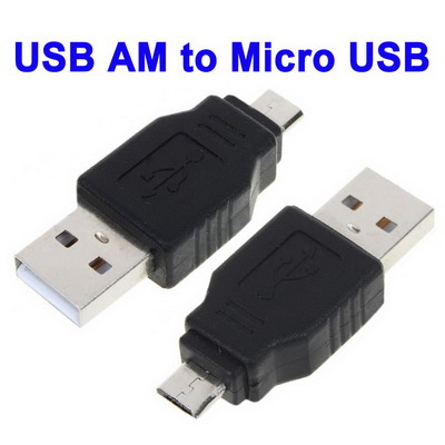 USB Male to Micro USB 5 Pin Male