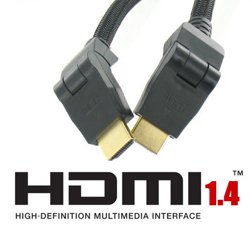Καλώδιο HDMI 1.4 (highspeed) 1.8m Gold Plated