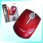 LinQ mini design mouse for PC and notebook IT-M010 (red)