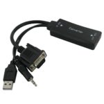 VGA + Audio to HDMI Converter Cable