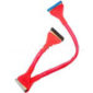 24in Red Round Ultra ATA133 IDE Cable