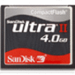 SanDisk 4GB Compact Flash Ultra II Card