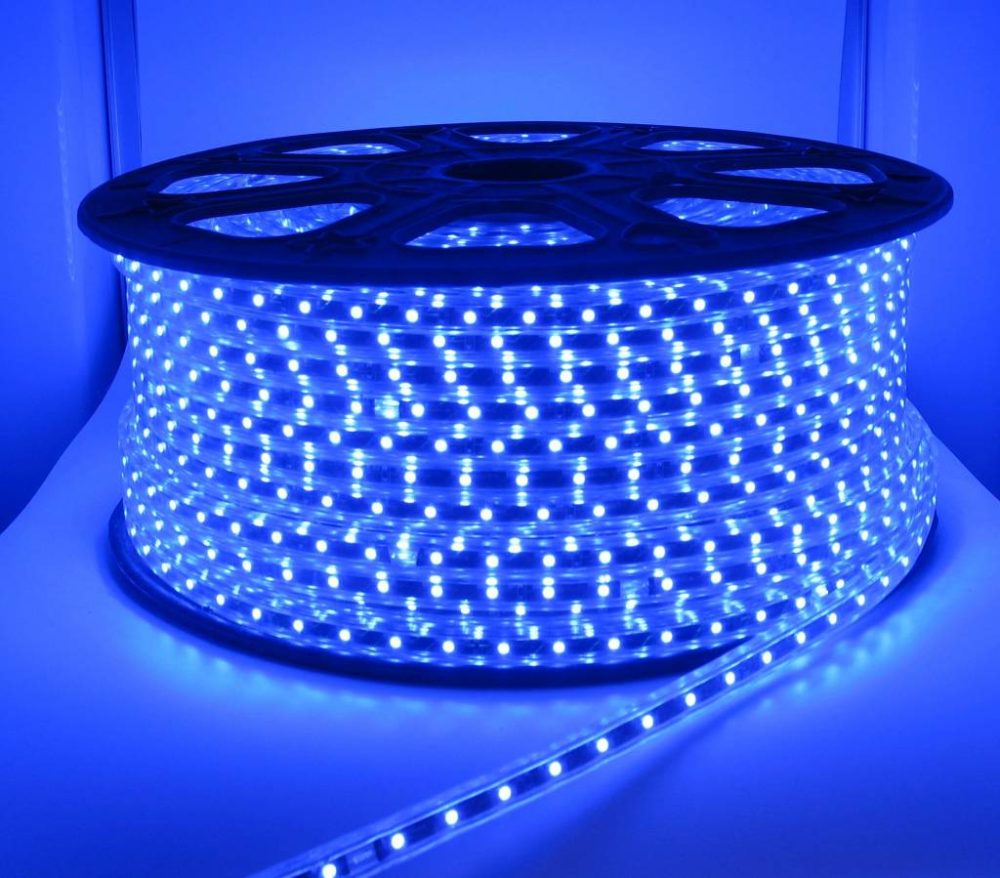 100 Meter High Voltage LED Strip Blue