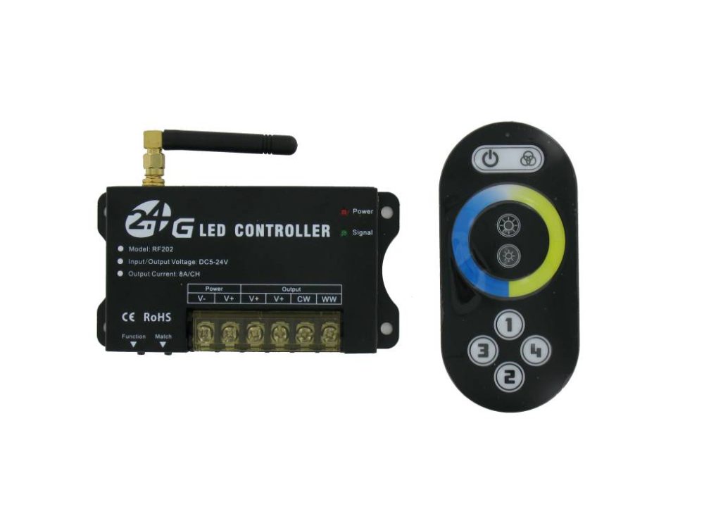 2.4GHz Controller for White to Warm White Strips