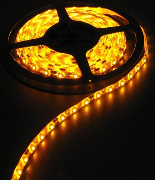 60led yellow orange pcb 5m IP65