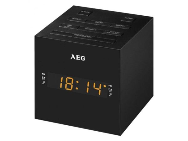 AEG Clock Radio USB AUX-In MRC 4150 black