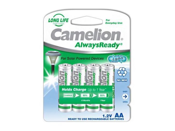 Akku Camelion AlwaysReady Mignon AA 600mA (4 pcs)