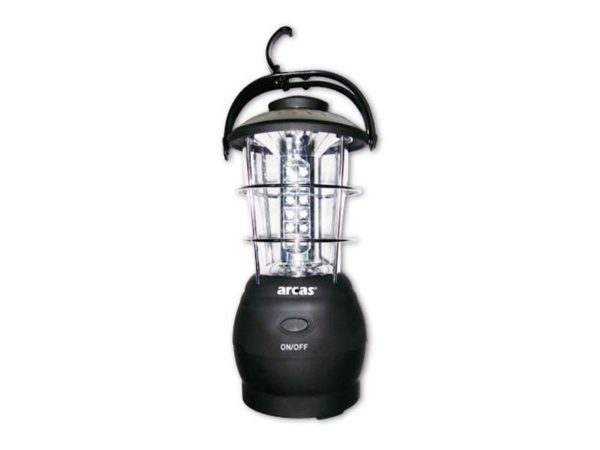 Arcas 36 LED Lantern with compass (Black)
