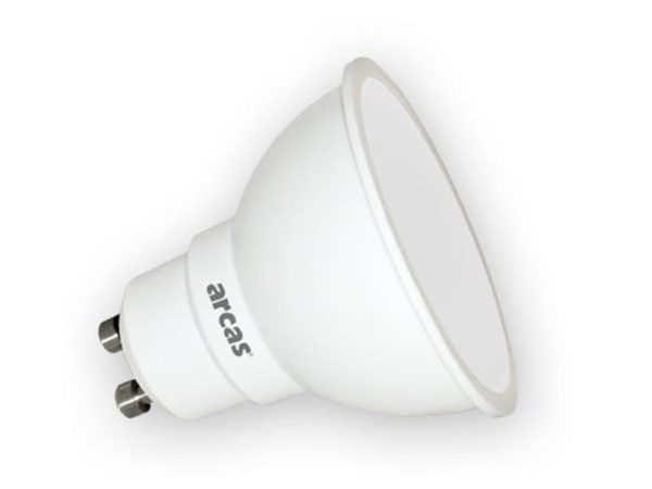 Arcas LED Light 6 Watt (=38W) Warm-White 3000K GU10 (450 Lumens)