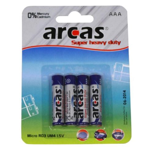 Batterie Arcas R03 Micro AAA (4 pieces)