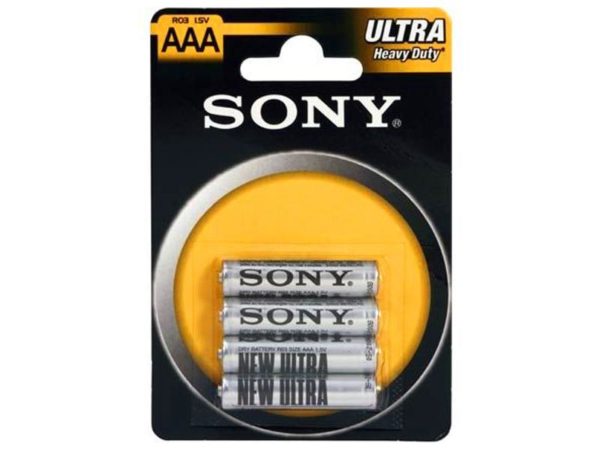 Batterie SONY Zink-Chlorid Ultra R03 Micro AAA (4 St.)