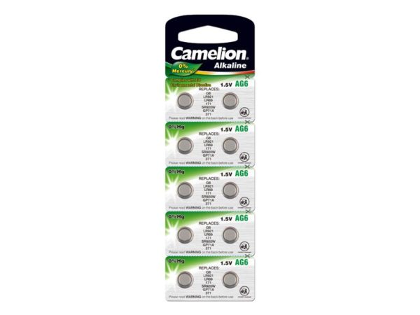 Battery Camelion Alkaline AG6 0% Mercury