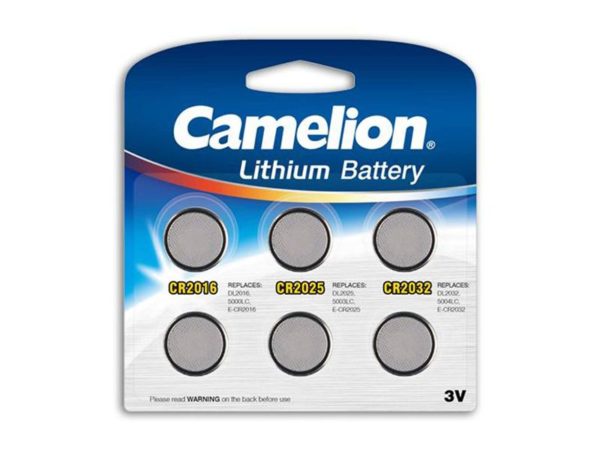 Battery Camelion Lithium Mix Set CR2016, CR2025, CR2032 (6 pcs.)