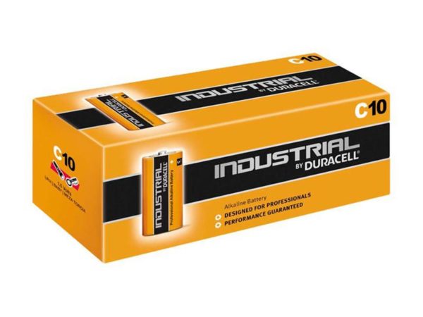 Battery Duracell INDUSTRIAL LR14 Baby C (10 Pcs.)