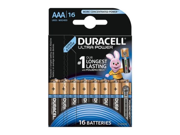 Battery Duracell Ultra Power LR3 Micro AAA (16 pcs)
