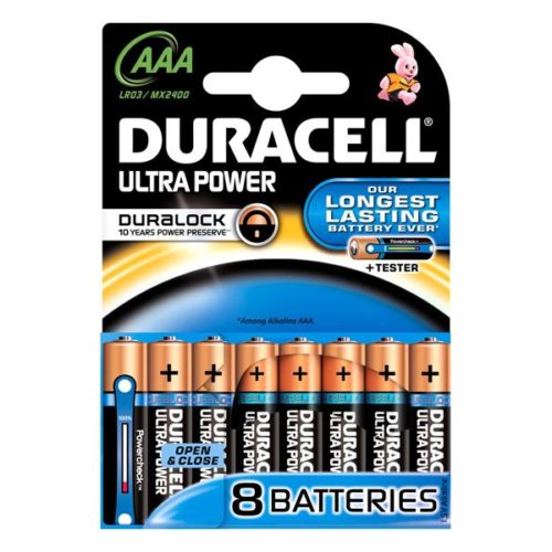 Battery Duracell Ultra Power LR3 Micro AAA (8 pcs)
