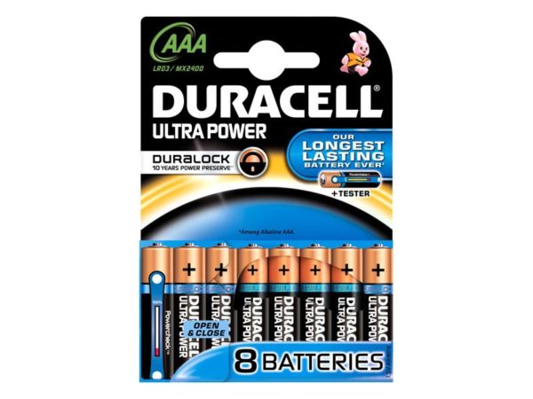 Battery Duracell Ultra Power LR3 Micro AAA (8 pcs)