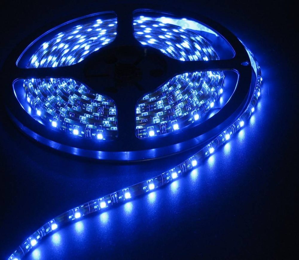 Blue 5 Meter 60 LED 12 Volt Orange PCB
