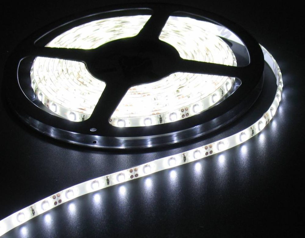 Bright White 60led white pcb 5m IP65 Complete