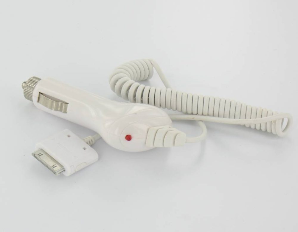 Car Charger for iPhone, iPad and iPod White
