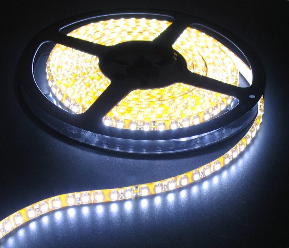 Cold White Orange PCB 120led 5m IP65 Complete