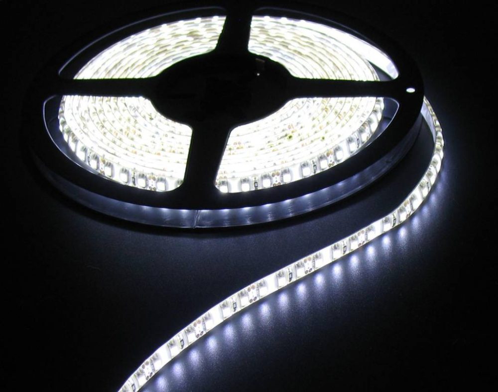 Cold White White pcb 120led 5m IP65 Complete