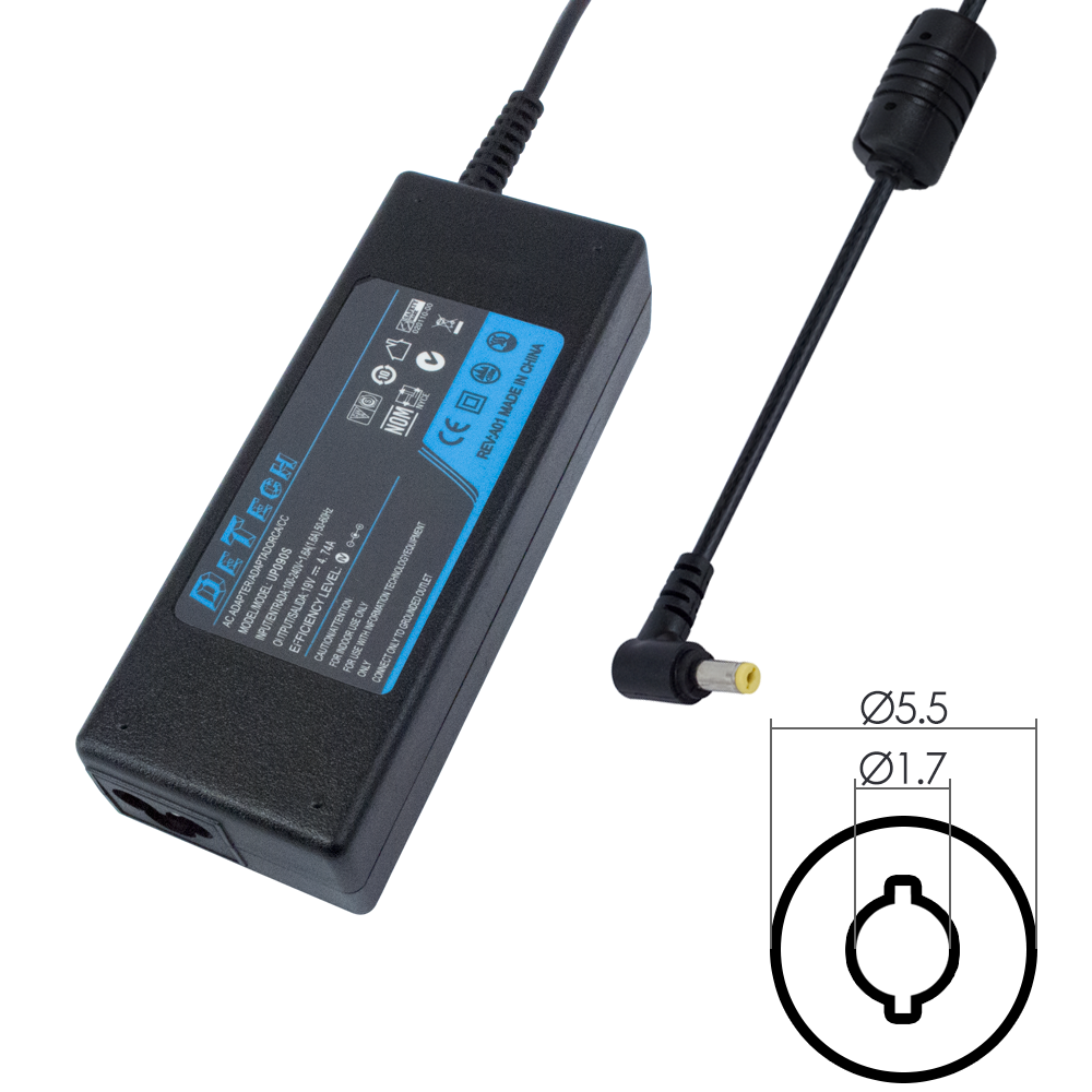 Φορτιστής laptop detech for acer 19v 4.74a 5.5*1.7 244 Προσαρμογείς Καλώδια Φορτιστής laptop detech for acer 19v 4.74a 5.5*1.7 244 for acer Φορτιστής laptop detech for acer 19v 4.74a 5.5*1.7 244 ΑΞΕΣΟΥΑΡ ΥΠΟΛΟΓΙΣΤΩΝ