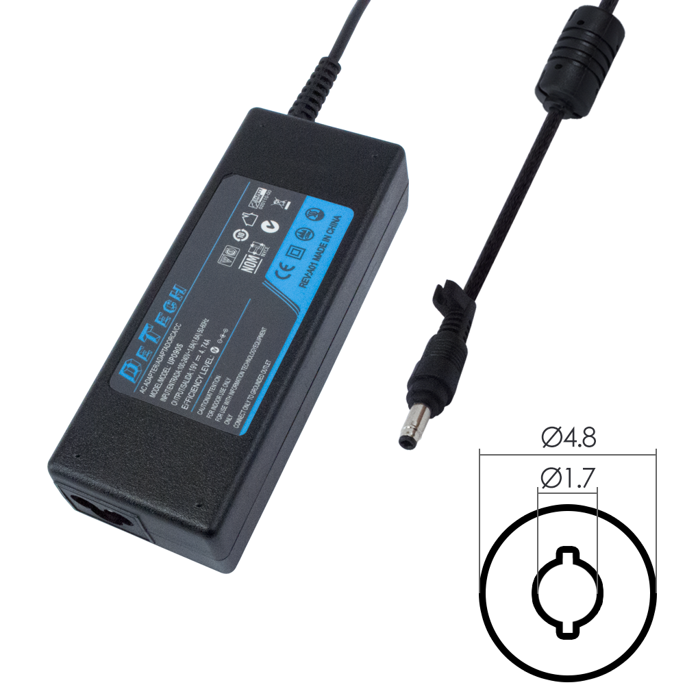 Φορτιστής laptop detech for 90w 19v 4.74a 4.8*1.7 224 Προσαρμογείς Καλώδια Φορτιστής laptop detech for 90w 19v 4.74a 4.8*1.7 224 for Φορτιστής laptop detech for 90w 19v 4.74a 4.8*1.7 224 ΑΞΕΣΟΥΑΡ ΥΠΟΛΟΓΙΣΤΩΝ