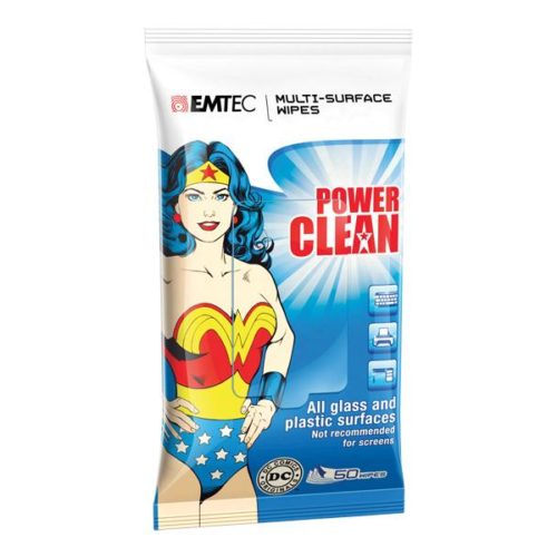 EMTEC Multi-surface wipes, Wonder Woman