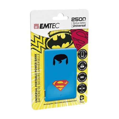 EMTEC Power Bank 2500mAh Justice League (Superman)
