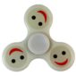 Fidget Spinner Toy - EMOJI HAPPY WHITE (GLOW IN THE DARK)