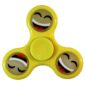 Fidget Spinner Toy - EMOJI HAPPY YELLOW (GLOW IN THE DARK)