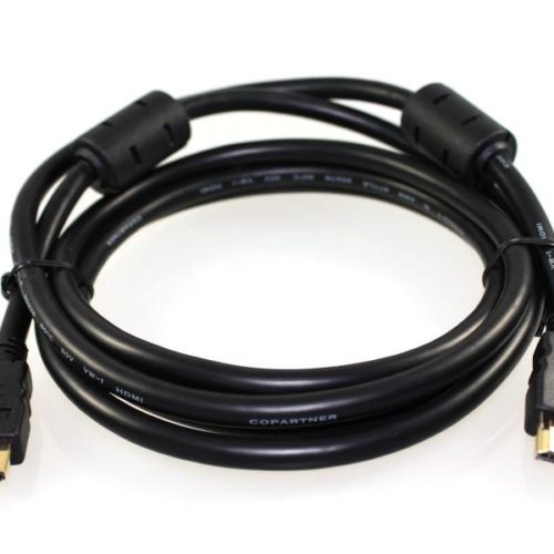 HDMI High Speed with Ethernet cable with ferrite core FULL HD (1,5 Meter)