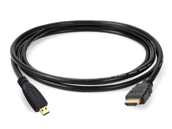 HDMI to Micro-HDMI High Speed with Ethernet cable (2,0 Meter)