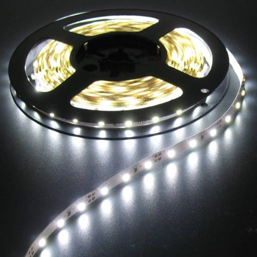 IP20 Cool White 60led white pcb 5m