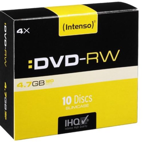 Intenso DVD-RW 4,7 GB 4x Speed - 10pcs Slim Case