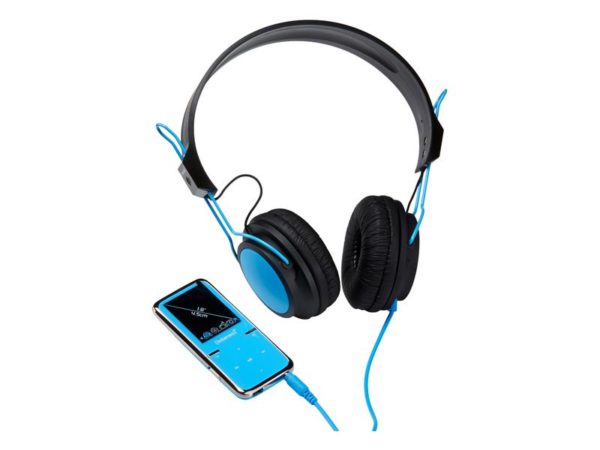 Intenso MP3 Videoplayer 8GB SCOOTER+On-Ear Headphones Blue