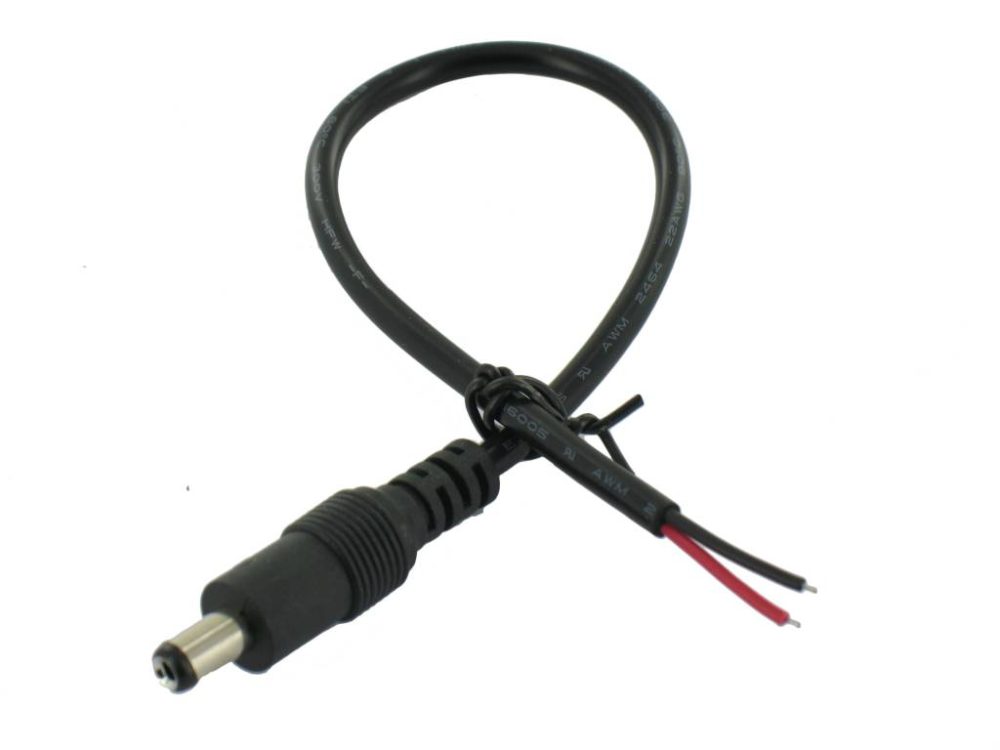 LED DC Male Socket for 12 Volt and 24 Volt