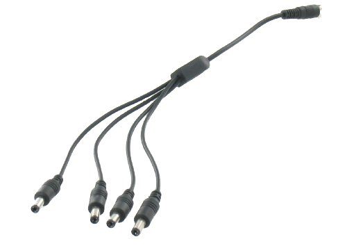 LED DC Socket Splitter 1 -> 4 for 12 and 24 Volt