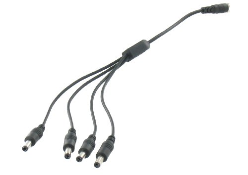 LED DC Socket Splitter 1 -> 4 for 12 and 24 Volt