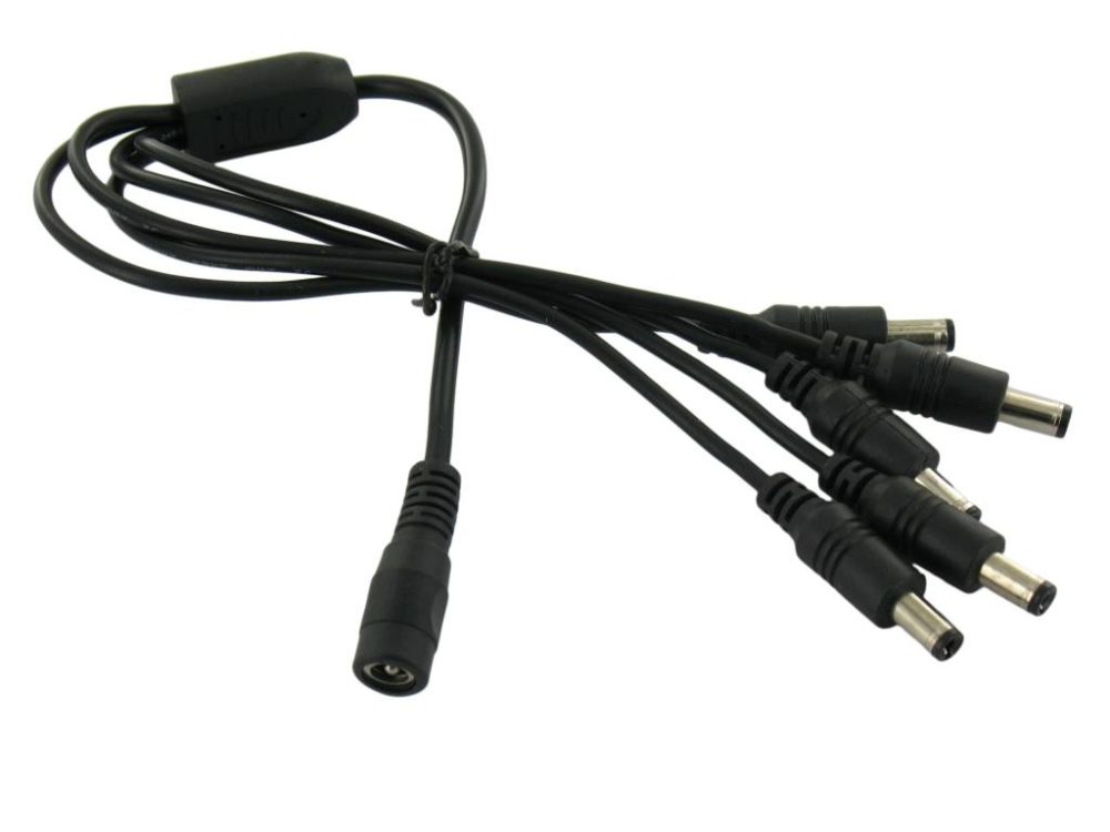 LED DC Socket Splitter 1 -> 5 for 12 and 24 Volt