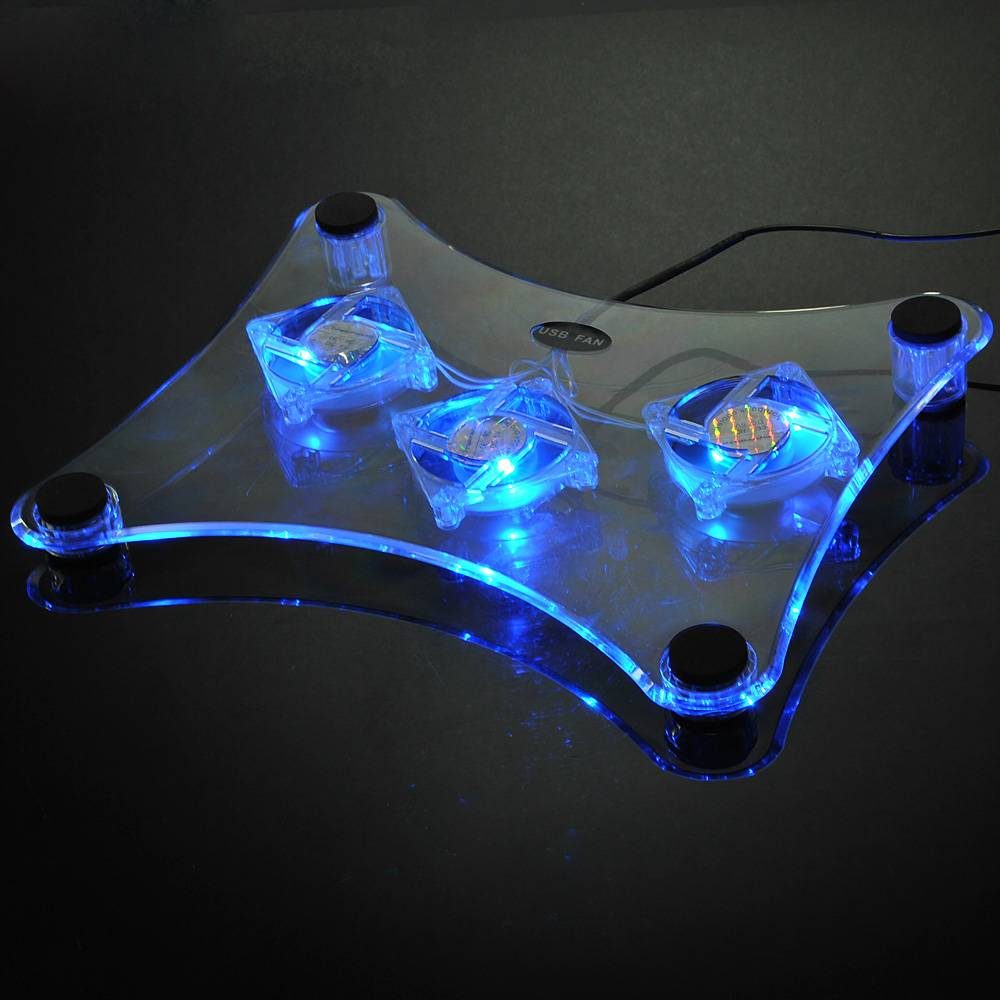 Laptop Cooler with 3 fans