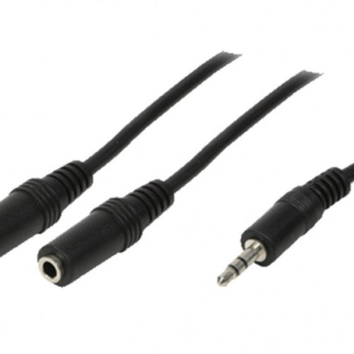 LogiLink Audio cable 0,20m 1x3,5 auf 2x3,5 Stereo Jacks (CA1046)