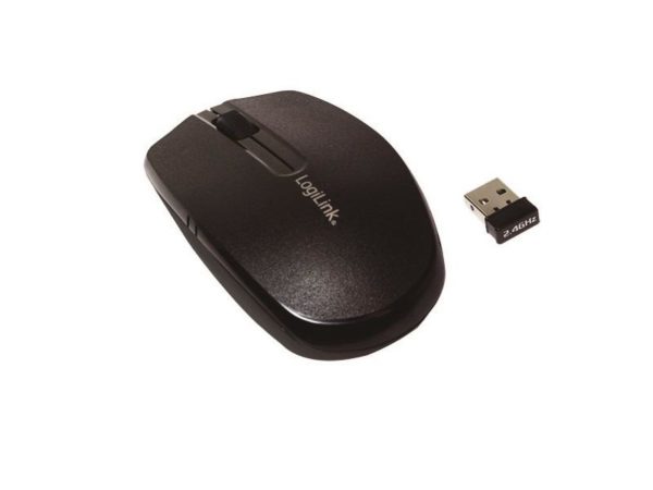 LogiLink Mouse Optical Wireless 2.4 GHz Black (ID0114)