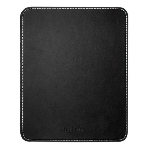 LogiLink Mousepad in leather design, Black (ID0150)